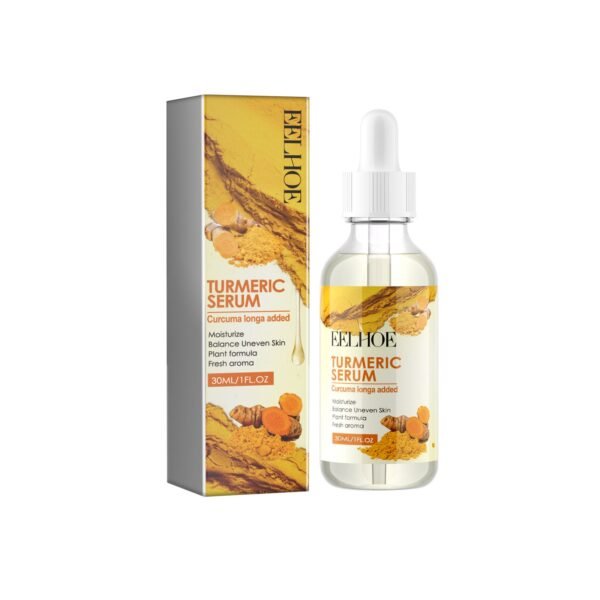 Turmeric Serum, Facial Skin Care Dark Spots Fade Anti-Wrinkle Fine Lines Moisturize Improve Skin Tone