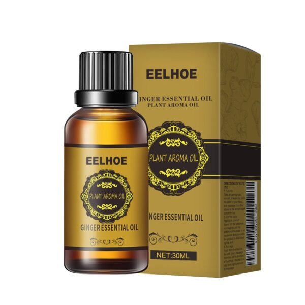 EELHOE Ginger Essential Oil Tightens Skin, Highlights Body, Gently Moisturizes And Nourishes Daily Body Massage Essential Oil