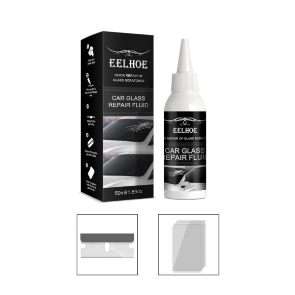 EELHOE Automotive Glass Repair Adhesive, Windshield Crack Repair Adhesive Repair Adhesive Glass Repair Adhesive