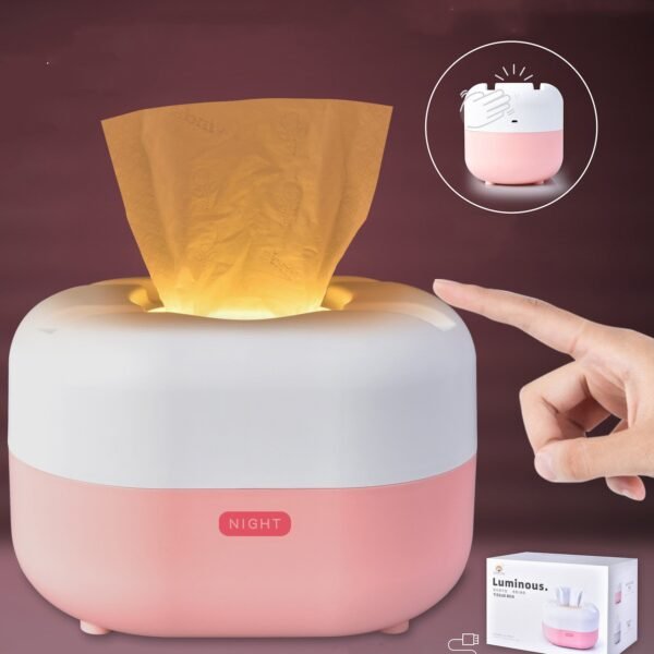 Household Multifunctional Luminous Tissue Box