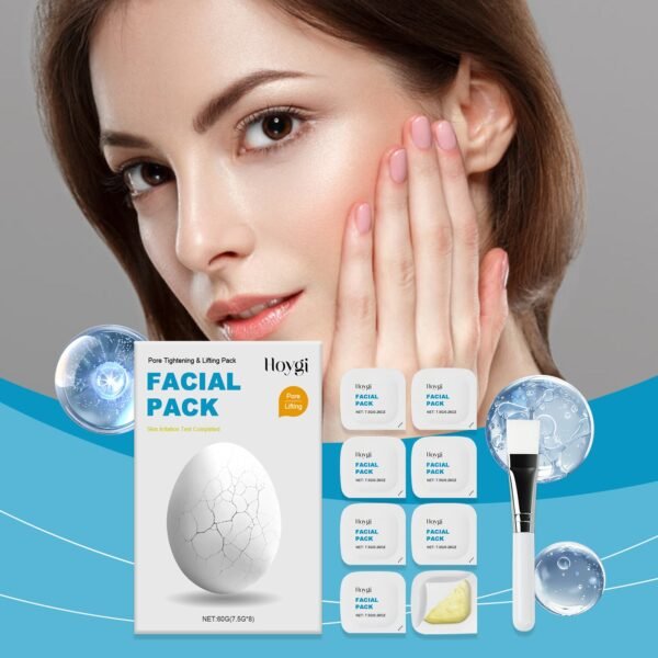 Hoygi Full Face Treatment Mask, Exfoliating, Moisturizing, Improving Dullness And Gentle Cleansing Skin Care Mask