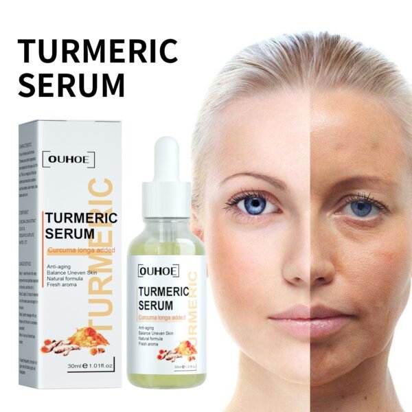 Turmeric Facial Repair Essence, Skin Repair Remove Dark Spots Anti-Wrinkle And Moisturize Essence