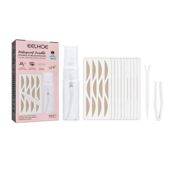 Lace Non-trace Double Eyelid Tape, Natural Non-trace Non-glue Lace Double Eyelid Tape