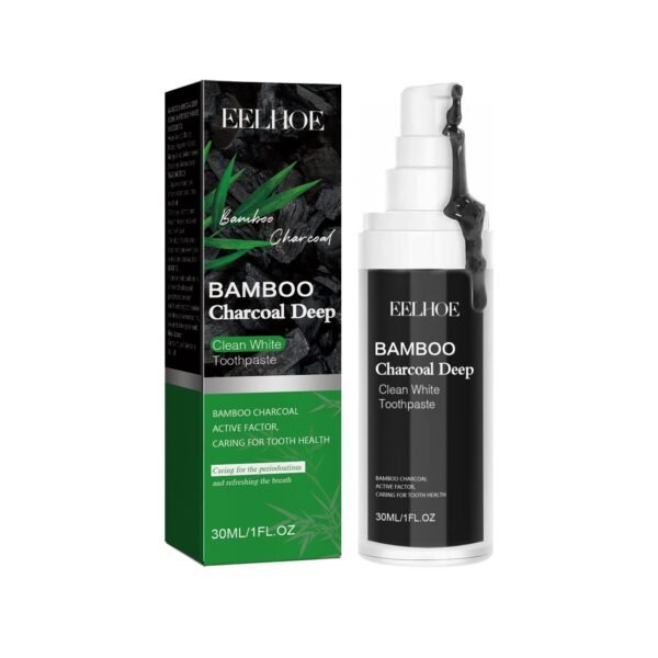Bamboo Charcoal Whitening Toothpaste Dazzling Teeth Strong Enamel Easy Stain Removal Fresh Breath Bamboo Charcoal Toothpaste