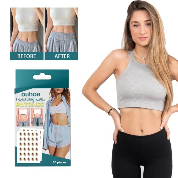 Shaped-up Belly Button Sticker, Height Beauty Body Emulates Waterproof Belly Button Sticker