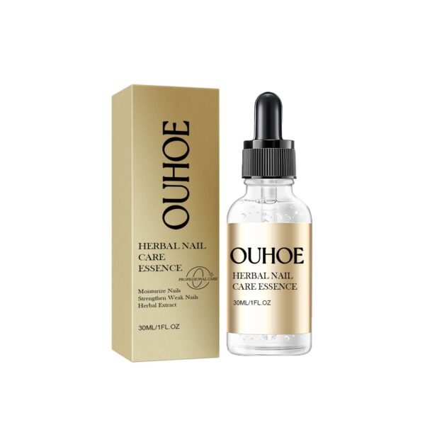 Herbal Nail Care Essence, Manicure Repair Grey Nails Soft Nail Thickening Nail Essence