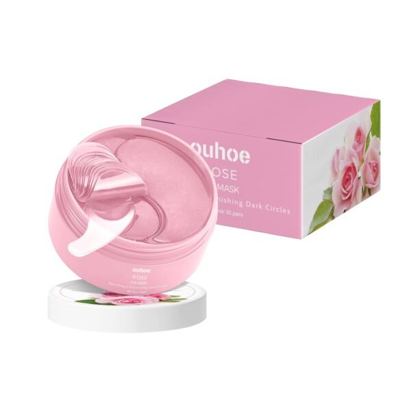 Pink Rose Eye Mask, Reduces Fine Lines, Bags, Dark Circles, Moisturizes And Tights Skin Care Eye Mask