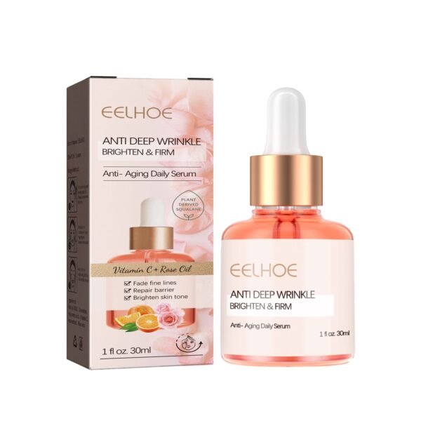 Rose Oil, VC Anti-Aging Essence Full Hydrating Chinese Face Firming Anti-Wrinkle Early Age Law Wrinkles Raised Head Lines