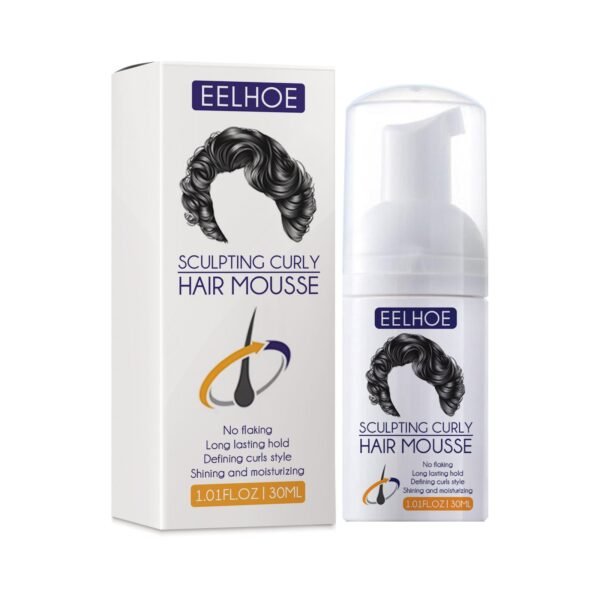 EELHOE Elastin. Anti-Frizz Curly Hair Volumizing Natural Fluffy Moisturizing Styling Perm Care Style