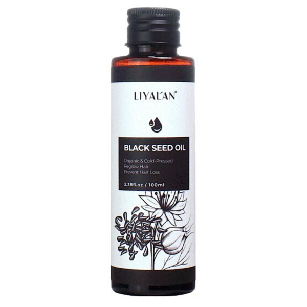 Liyalan Black Seed Oil Organic Cold Pressed Hair Loss Prevention 100ml