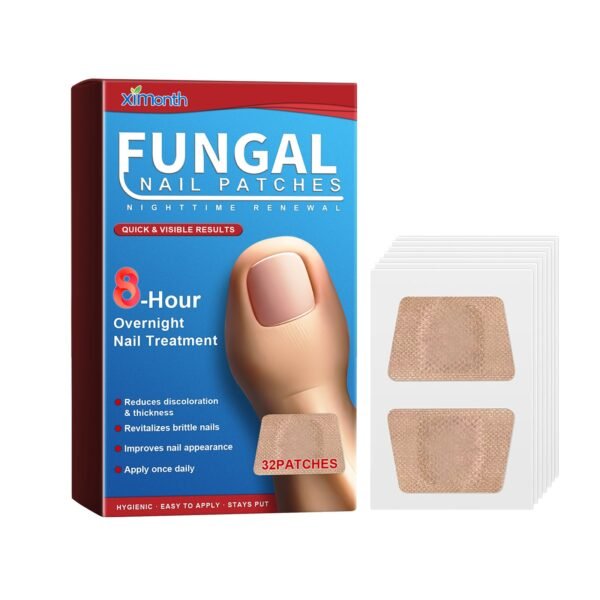 Nighttime Renewal Fungal Nail Patches, Repair And Thickening Gray Nail Insert Soft Nail Care Patch