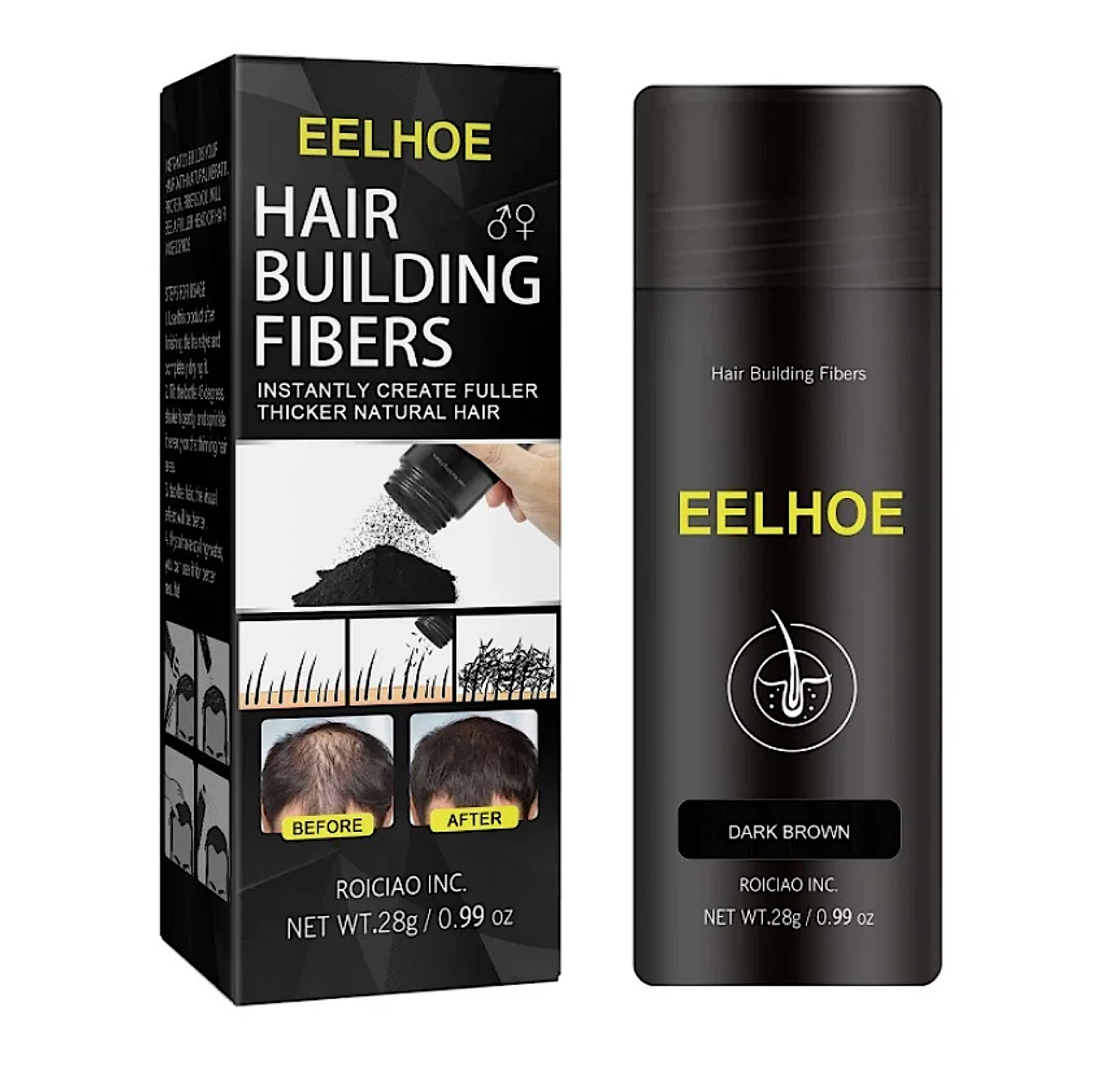 EelhoeInstantHairBuildingFibers28g