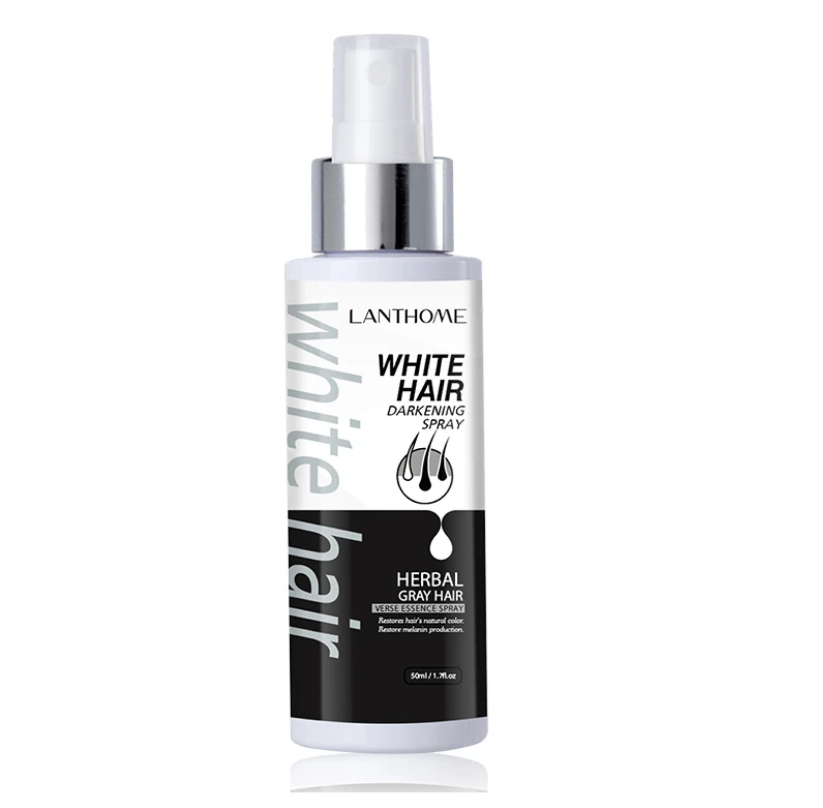 LanthomeWhiteHairDarkeningHairSprayHerbalGreyHair50ml