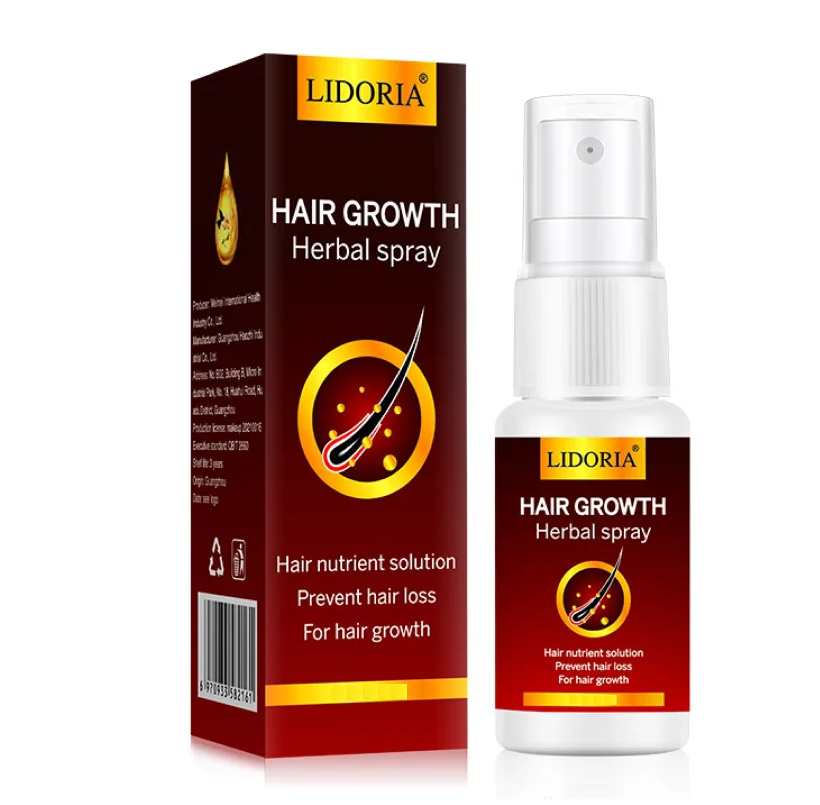LidoriaHairGrowthHerbalSpray50ml