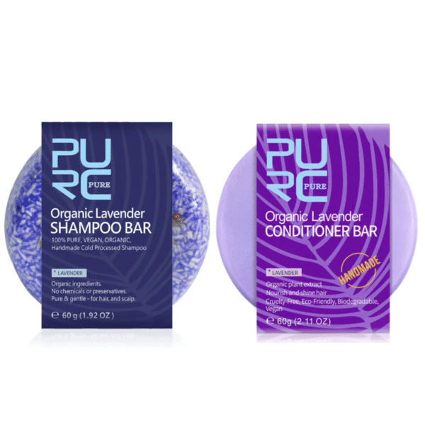 Purc Organic Lavender Shampoo and Conditioner Bar 60g
