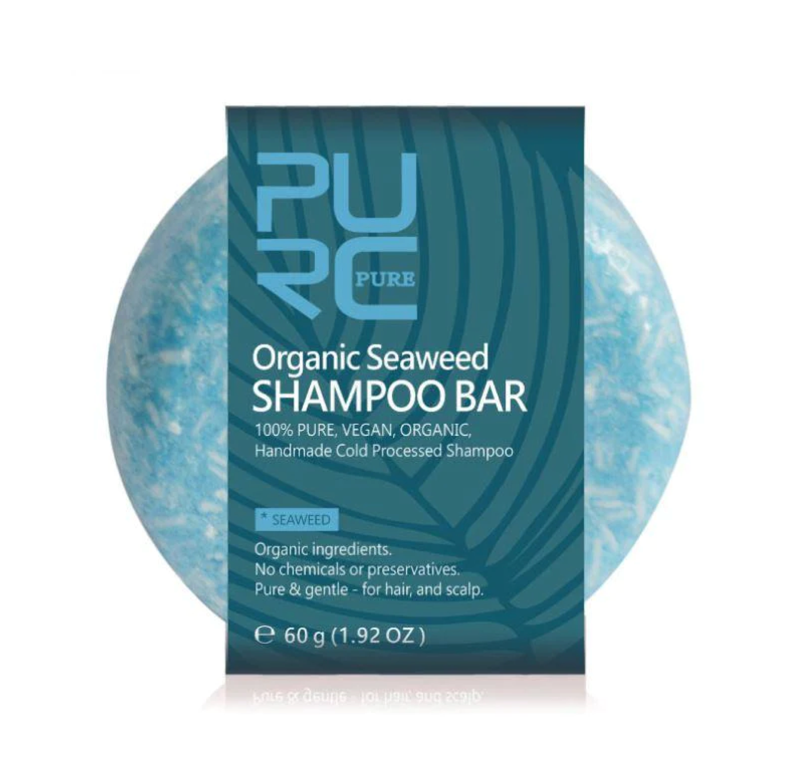 PurcOrganicSeaweedShampooBarForHydration60g