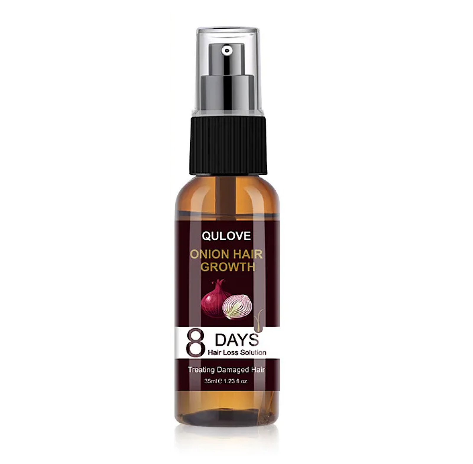QuloveRedOnionHairGrowth8DaysSolution35ml