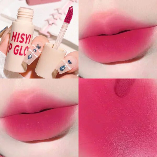 6-Color Matte Velvet Lip Glaze