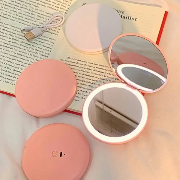 LED Foldable Pocket Makeup Mirror