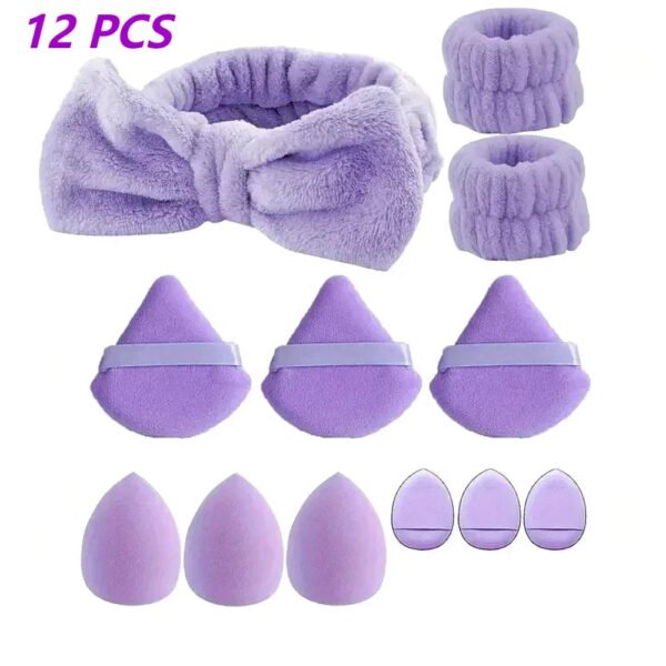 12Pcs Makeup Sponge & Accessories