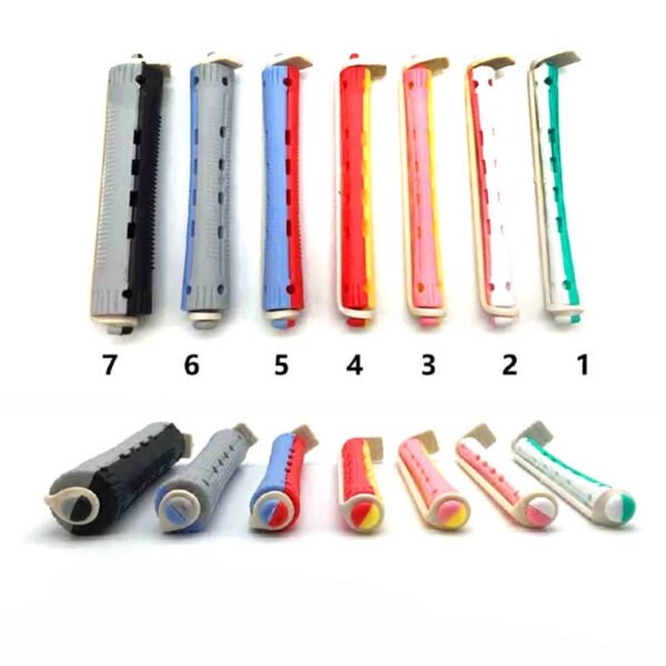12Pcs Salon Rubber Band Rollers