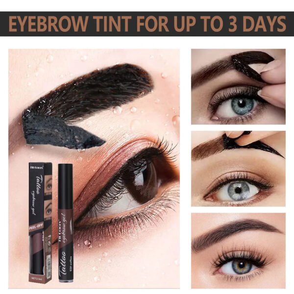 4-Color Waterproof Eyebrow Gel