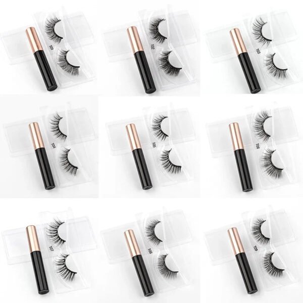 1 Pair Magnetic 3D Mink Lashes