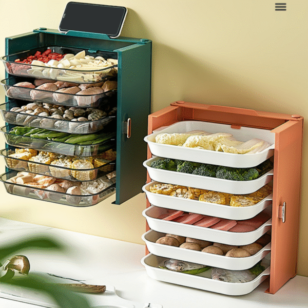 Perforation-free Multi-layer Rack For Kitchen Storage And Side Dishes